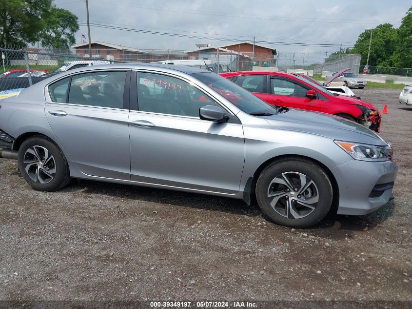 2016 Honda Accord Lx VIN: 1HGCR2F38GA121784 Lot: 39349197