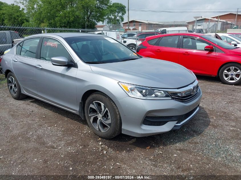 2016 Honda Accord Lx VIN: 1HGCR2F38GA121784 Lot: 39349197