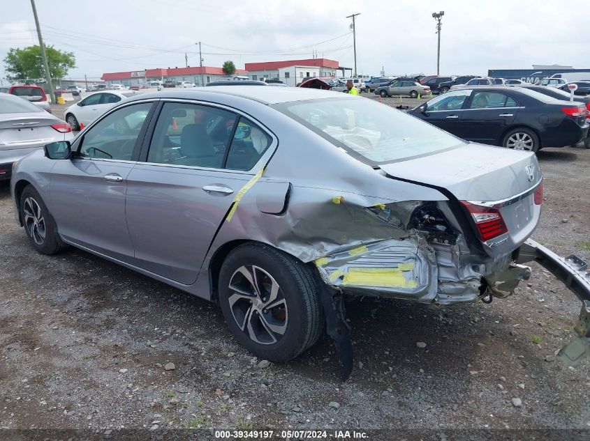 2016 Honda Accord Lx VIN: 1HGCR2F38GA121784 Lot: 39349197