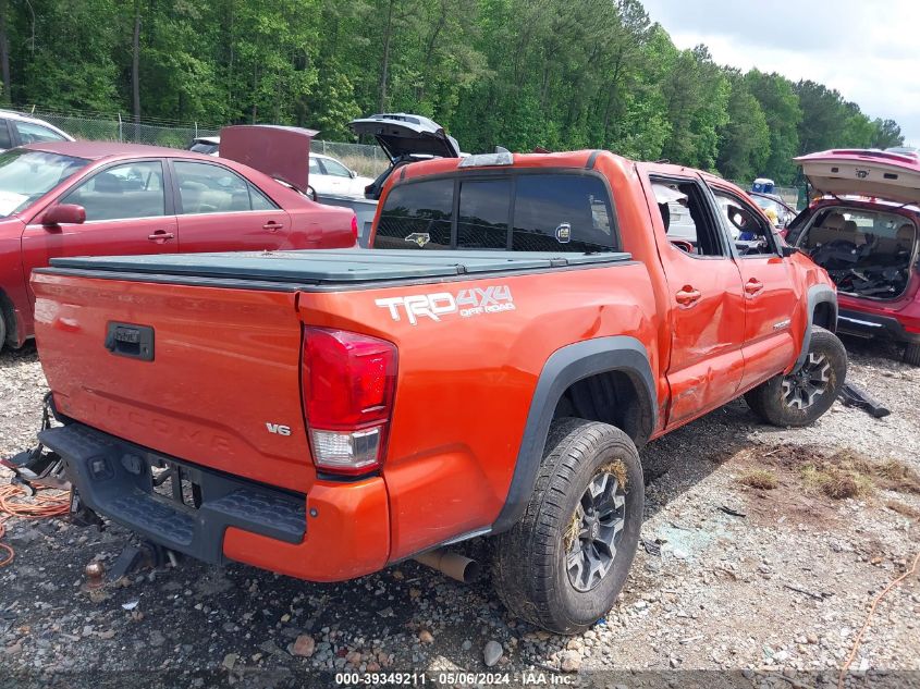 2016 Toyota Tacoma Trd Off Road VIN: 5TFCZ5AN3GX044344 Lot: 39349211