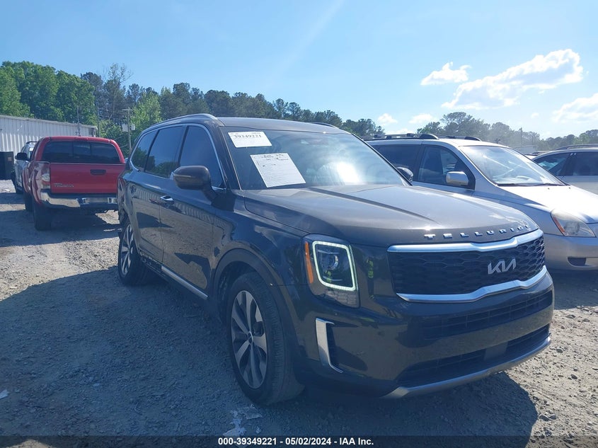 2022 Kia Telluride S VIN: 5XYP64HC4NG278579 Lot: 39349221