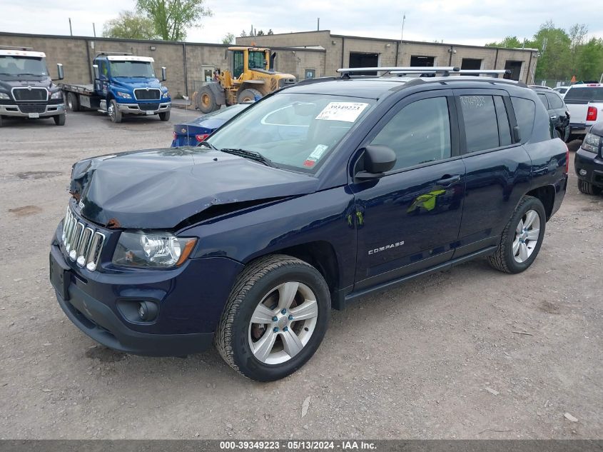 2016 Jeep Compass Sport VIN: 1C4NJDBBXGD631544 Lot: 39349223