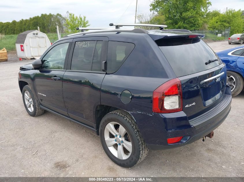 2016 Jeep Compass Sport VIN: 1C4NJDBBXGD631544 Lot: 39349223