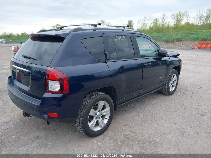 2016 Jeep Compass Sport VIN: 1C4NJDBBXGD631544 Lot: 39349223