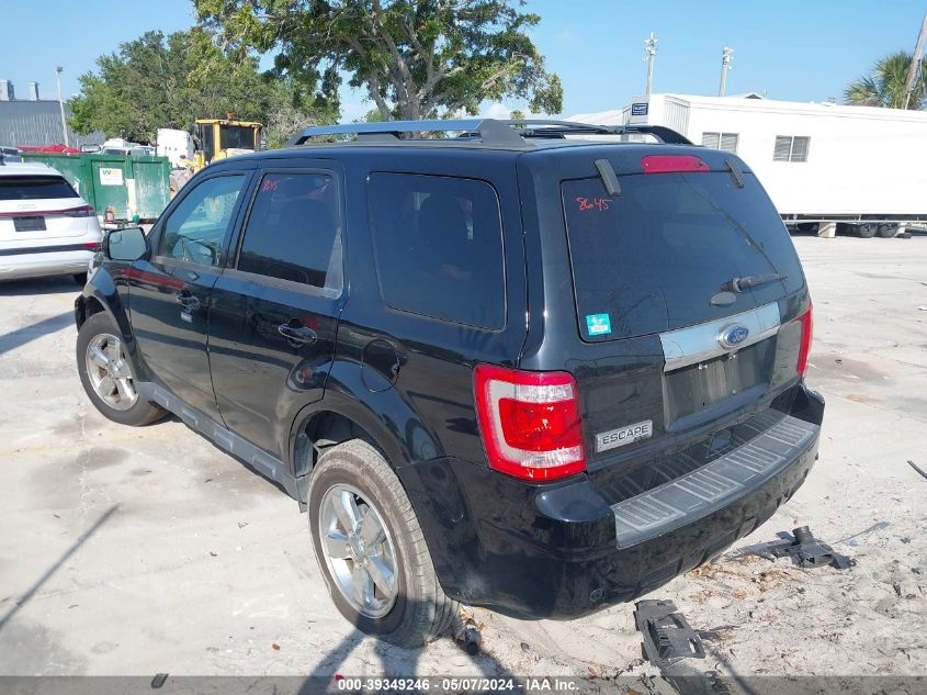 2012 Ford Escape Limited VIN: 1FMCU0E79CKB71387 Lot: 39349246