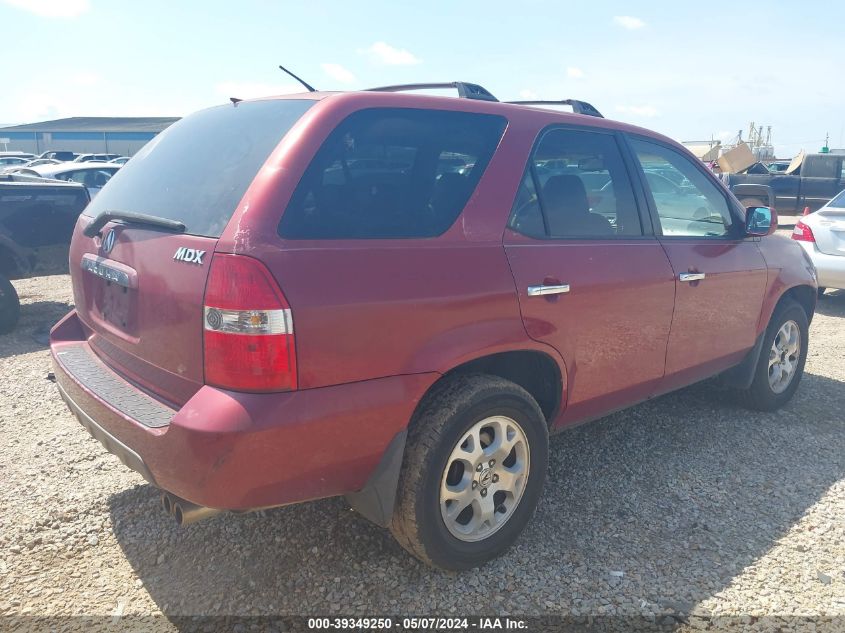 2002 Acura Mdx VIN: 2HNYD18662H507192 Lot: 39349250