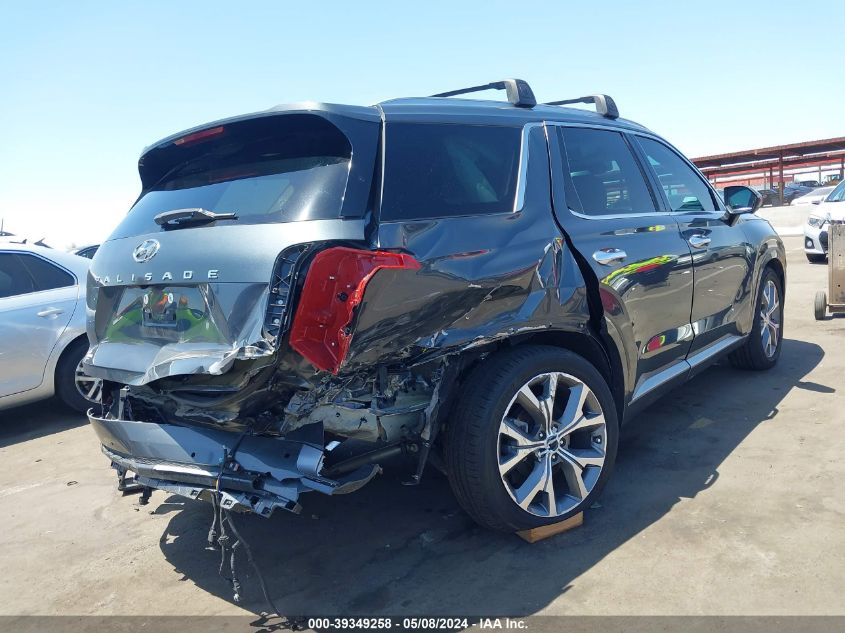 2022 Hyundai Palisade Limited VIN: KM8R54HE5NU393439 Lot: 39349258