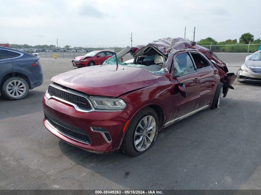 2022 Dodge Durango Sxt Rwd VIN: 1C4RDHAG9NC158851 Lot: 39349263