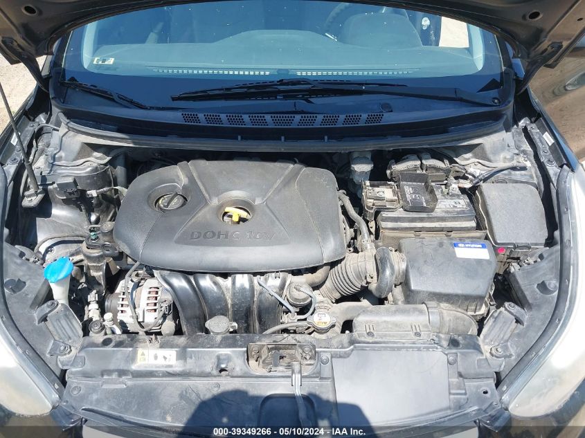 2014 Hyundai Elantra Se VIN: KMHDH4AE5EU109433 Lot: 39349266
