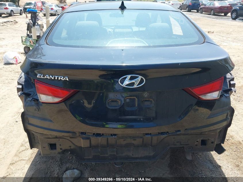 2014 Hyundai Elantra Se VIN: KMHDH4AE5EU109433 Lot: 39349266