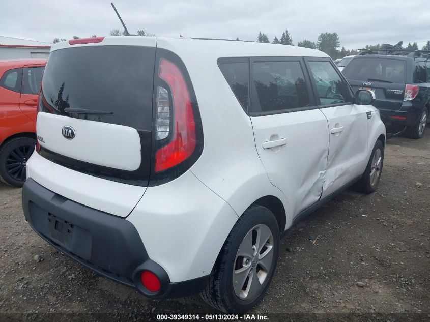 2014 Kia Soul VIN: KNDJN2A24E7038993 Lot: 39349314