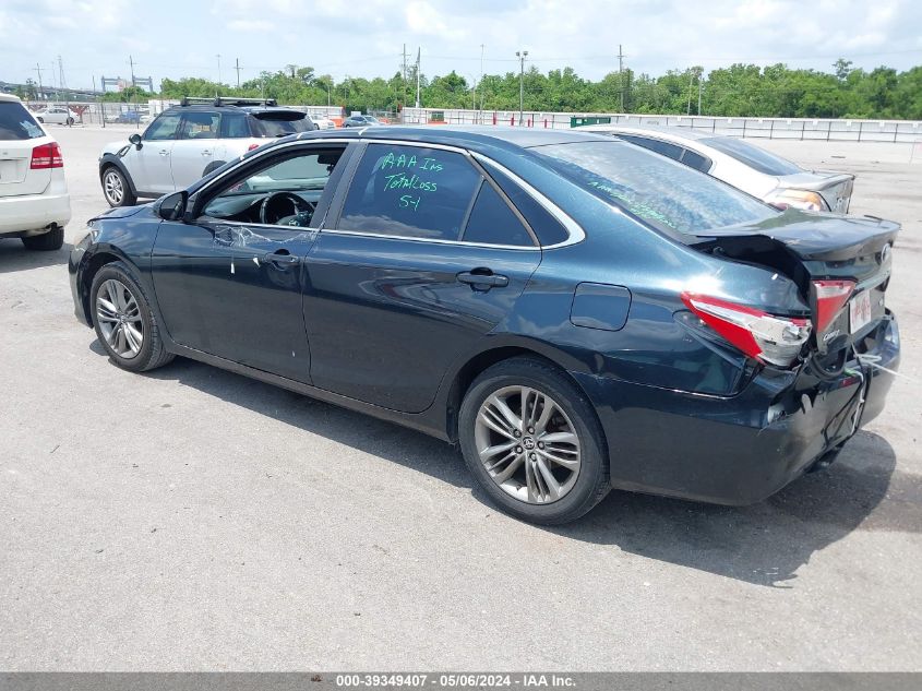 2016 Toyota Camry Le/Se/Xle/Xse VIN: 4T1BF1FK5GU127931 Lot: 39349407