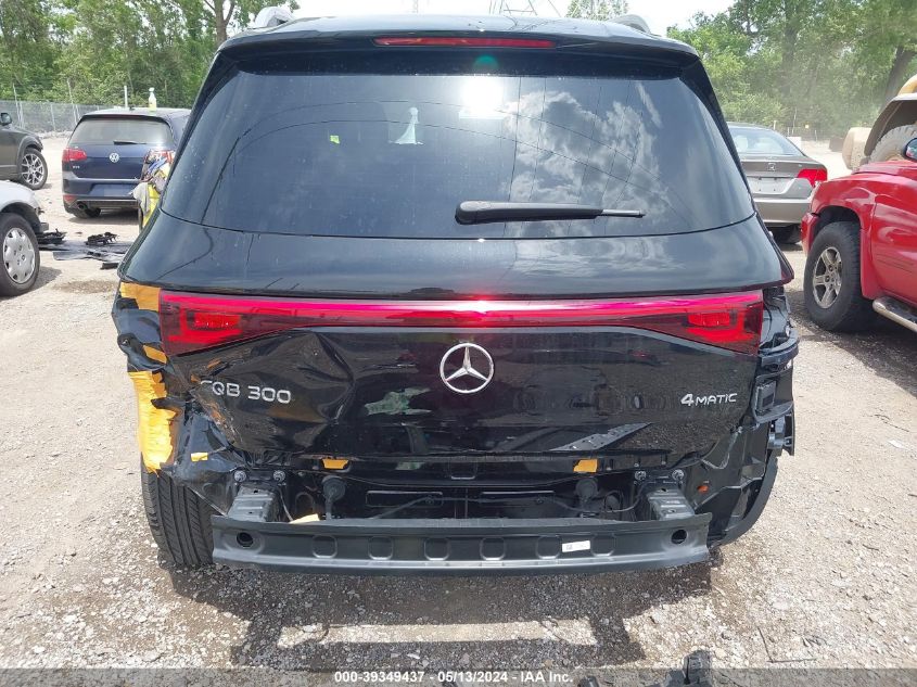 2022 Mercedes-Benz Eqb 300 Suv 4Matic VIN: W1N9M0KB5NN011590 Lot: 39349437