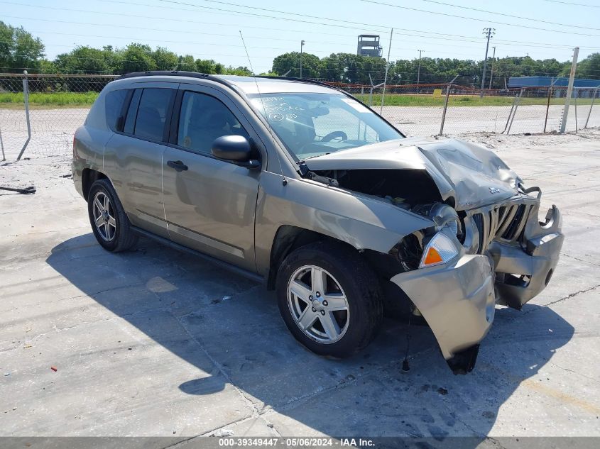 2007 Jeep Compass Sport VIN: 1J8FT47W17D153887 Lot: 39349447