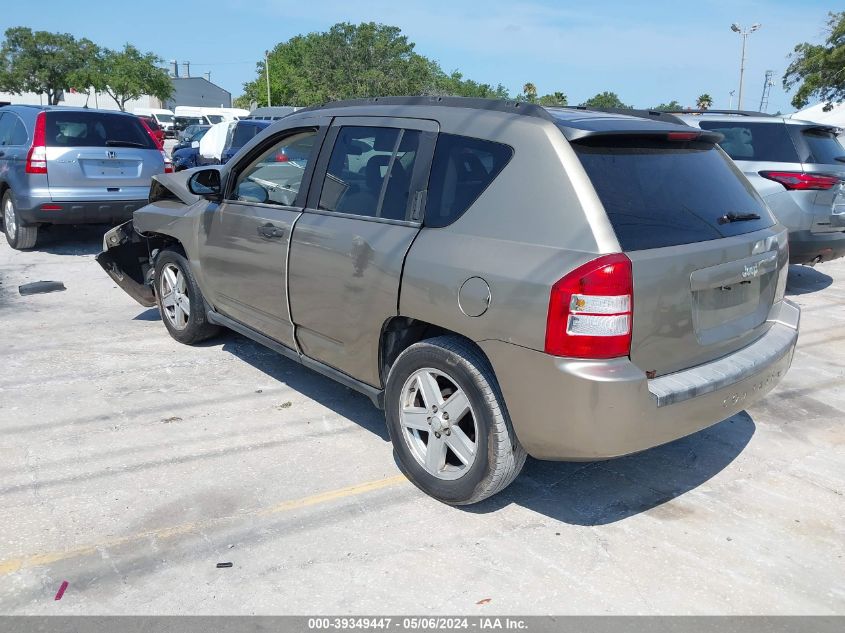 2007 Jeep Compass Sport VIN: 1J8FT47W17D153887 Lot: 39349447