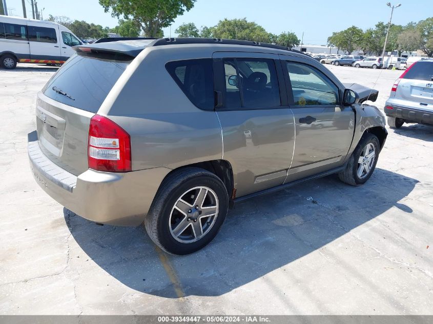 2007 Jeep Compass Sport VIN: 1J8FT47W17D153887 Lot: 39349447