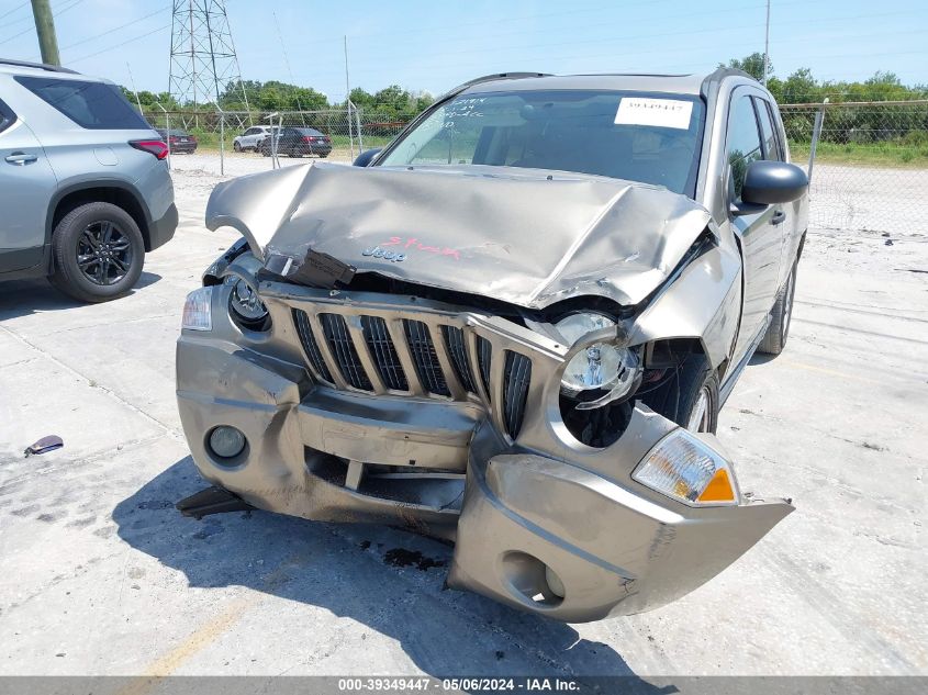 2007 Jeep Compass Sport VIN: 1J8FT47W17D153887 Lot: 39349447