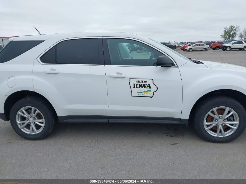 2017 Chevrolet Equinox Ls VIN: 2GNFLEEK7H6215930 Lot: 39349474