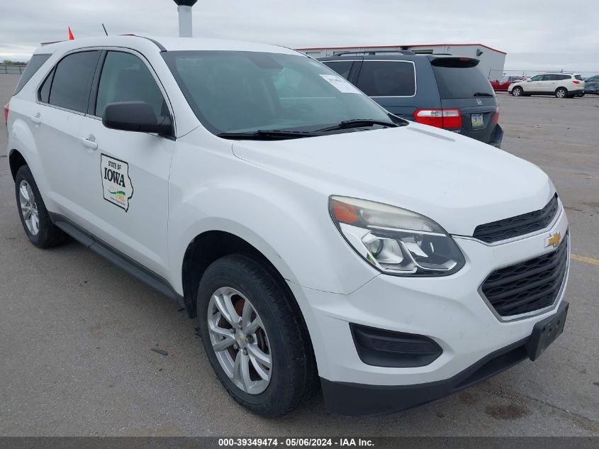 2017 Chevrolet Equinox Ls VIN: 2GNFLEEK7H6215930 Lot: 39349474