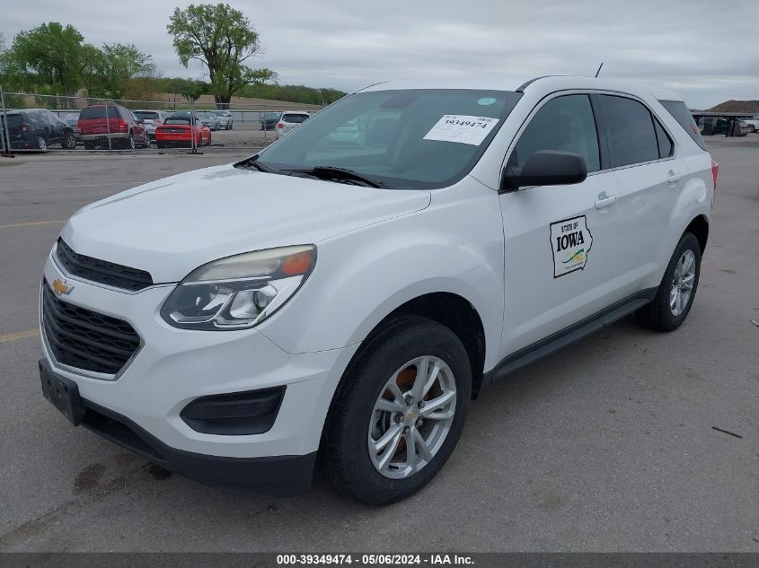 2017 Chevrolet Equinox Ls VIN: 2GNFLEEK7H6215930 Lot: 39349474