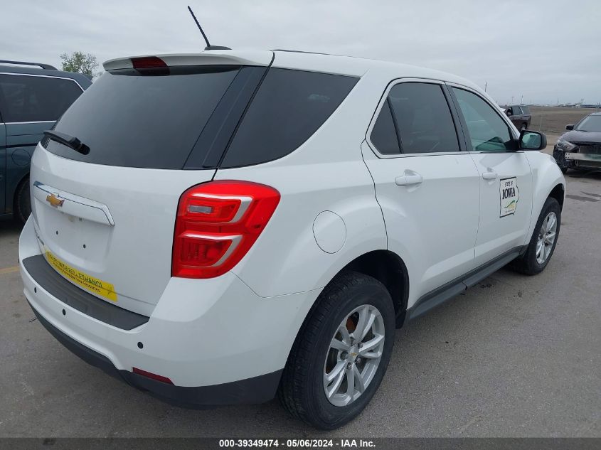 2017 Chevrolet Equinox Ls VIN: 2GNFLEEK7H6215930 Lot: 39349474