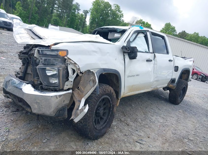 2021 Chevrolet Silverado 2500Hd 4Wd Standard Bed Wt VIN: 1GC1YLEY4MF311754 Lot: 39349490