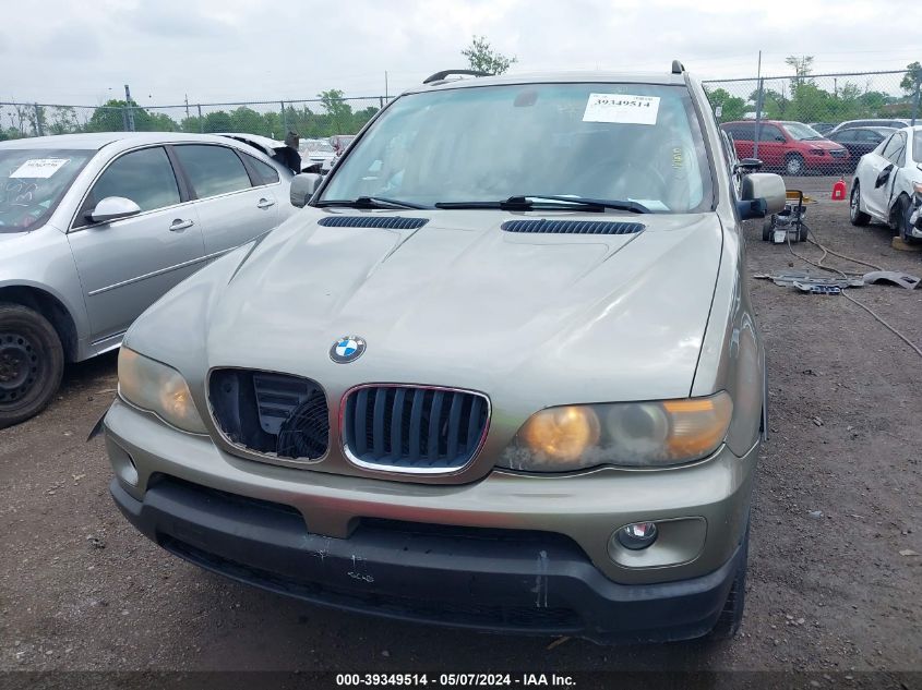 2006 BMW X5 3.0I VIN: 5UXFA13506LY44503 Lot: 39349514