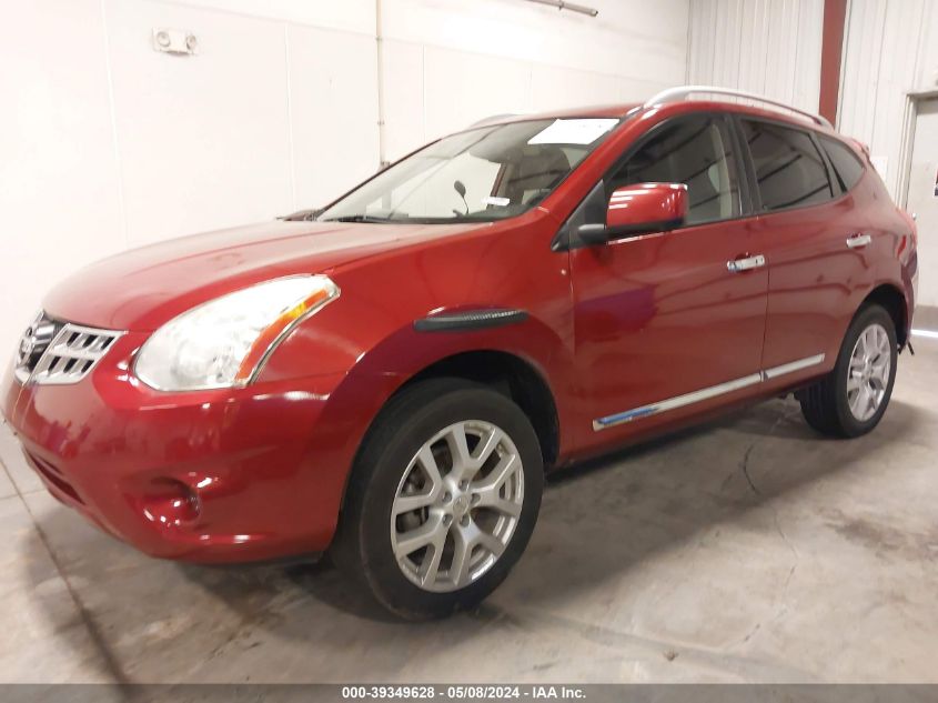 2012 Nissan Rogue Sv W/Sl Pkg VIN: JN8AS5MVXCW384392 Lot: 39349628