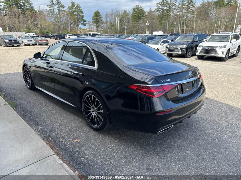 2021 Mercedes-Benz S 580 4Matic VIN: W1K6G7GB5MA036522 Lot: 39349659