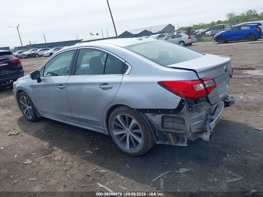 2015 Subaru Legacy 2.5I Limited VIN: 4S3BNBN64F3025302 Lot: 39349676