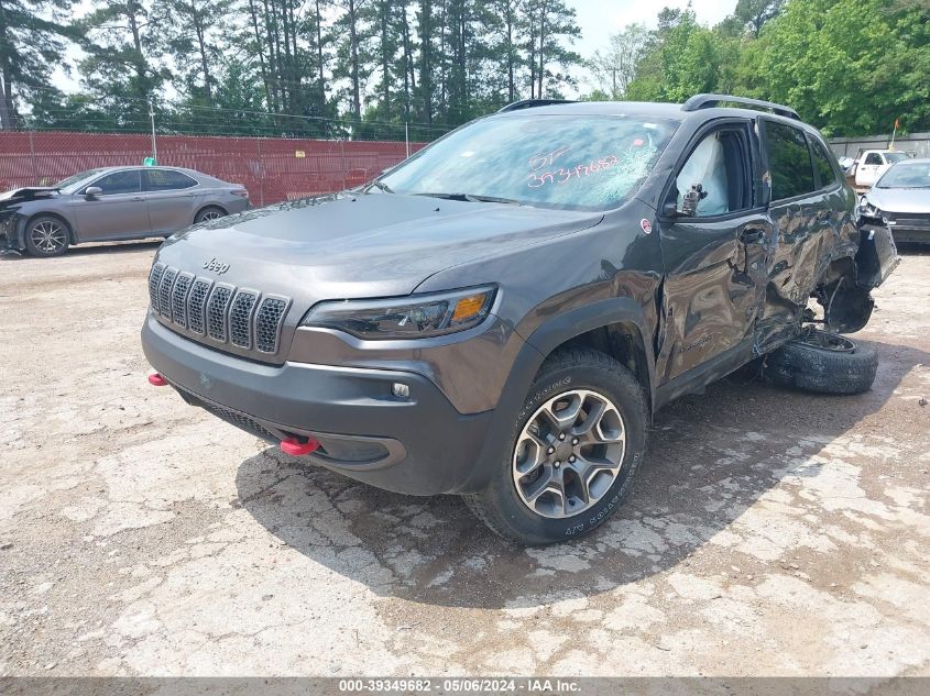 2022 Jeep Cherokee Trailhawk 4X4 VIN: 1C4PJMBX1ND502383 Lot: 39349682