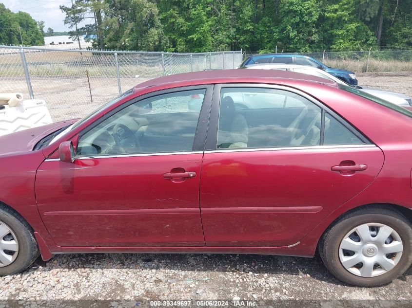 2002 Toyota Camry Le VIN: 4T1BE32K22U034846 Lot: 39349697