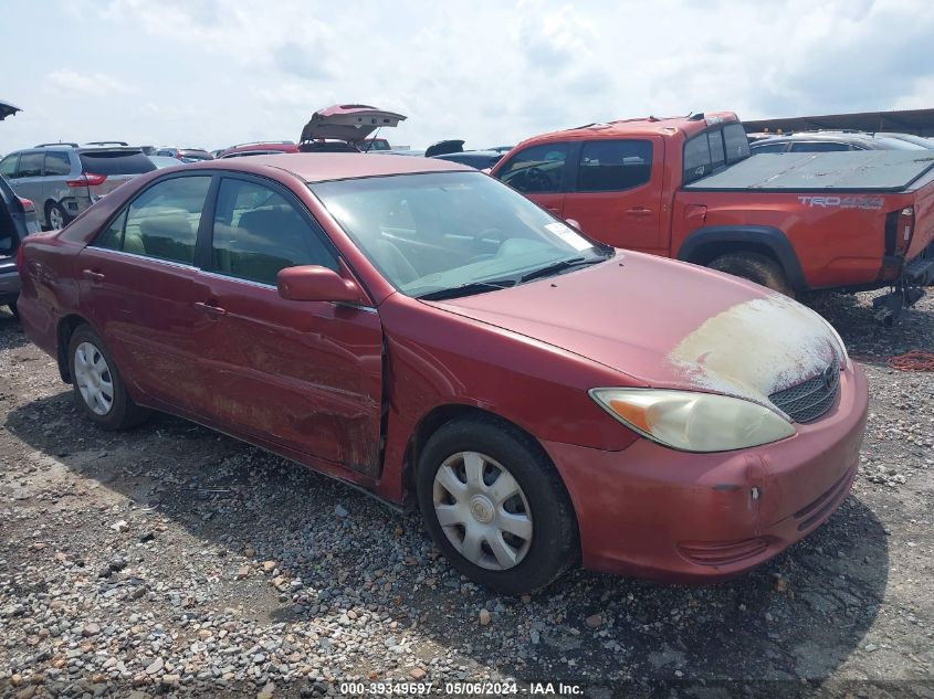 2002 Toyota Camry Le VIN: 4T1BE32K22U034846 Lot: 39349697