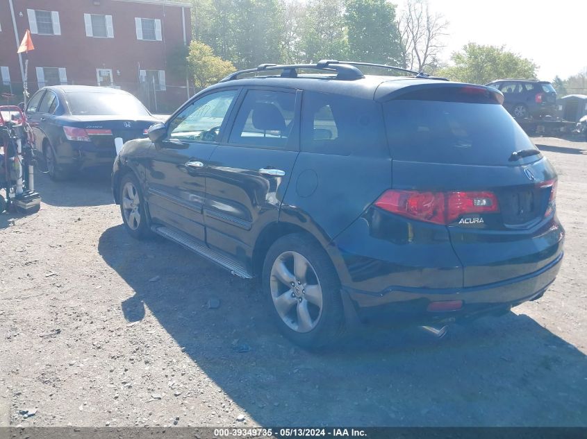 2007 Acura Rdx VIN: 5J8TB182X7A005392 Lot: 39349735