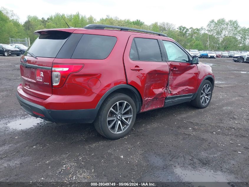 2015 Ford Explorer Xlt VIN: 1FM5K8D89FGB63840 Lot: 39349749