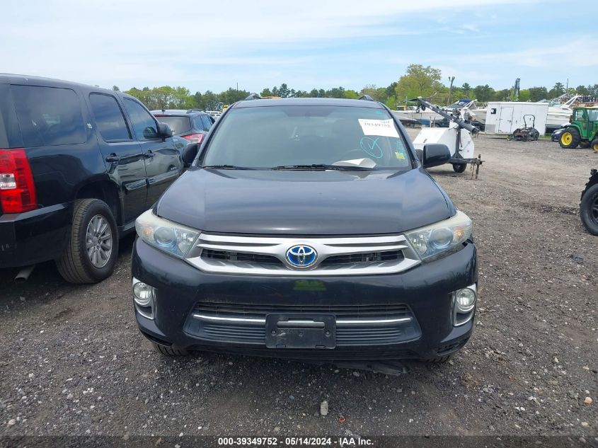 2012 Toyota Highlander Hybrid Base V6 VIN: JTEBC3EH8C2010148 Lot: 39349752