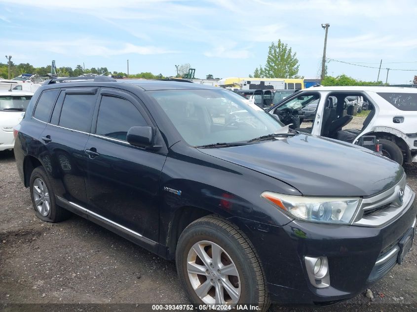 2012 Toyota Highlander Hybrid Base V6 VIN: JTEBC3EH8C2010148 Lot: 39349752