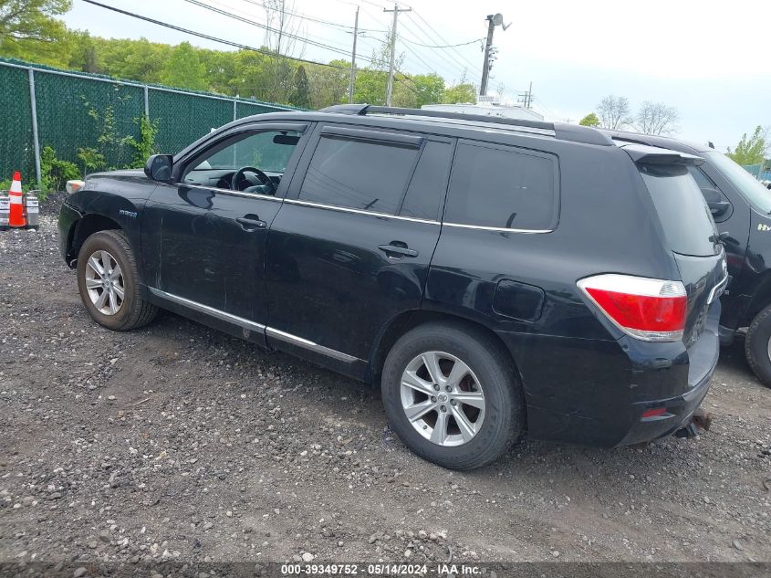 2012 Toyota Highlander Hybrid Base V6 VIN: JTEBC3EH8C2010148 Lot: 39349752