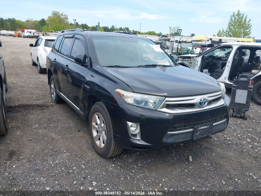 2012 Toyota Highlander Hybrid Base V6 VIN: JTEBC3EH8C2010148 Lot: 39349752