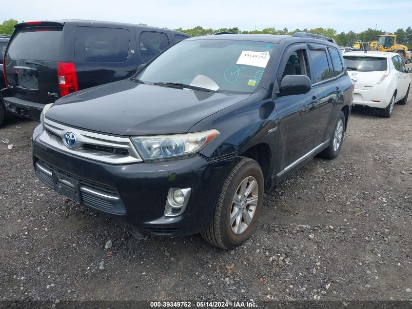 2012 Toyota Highlander Hybrid Base V6 VIN: JTEBC3EH8C2010148 Lot: 39349752