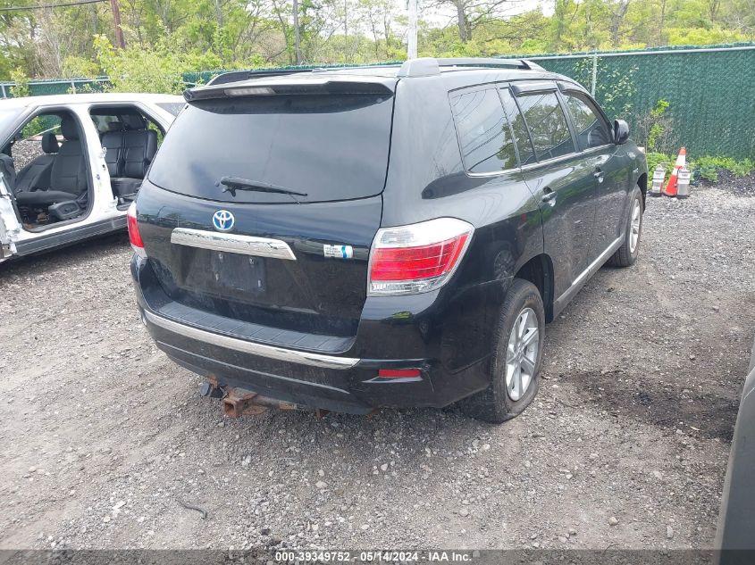 2012 Toyota Highlander Hybrid Base V6 VIN: JTEBC3EH8C2010148 Lot: 39349752