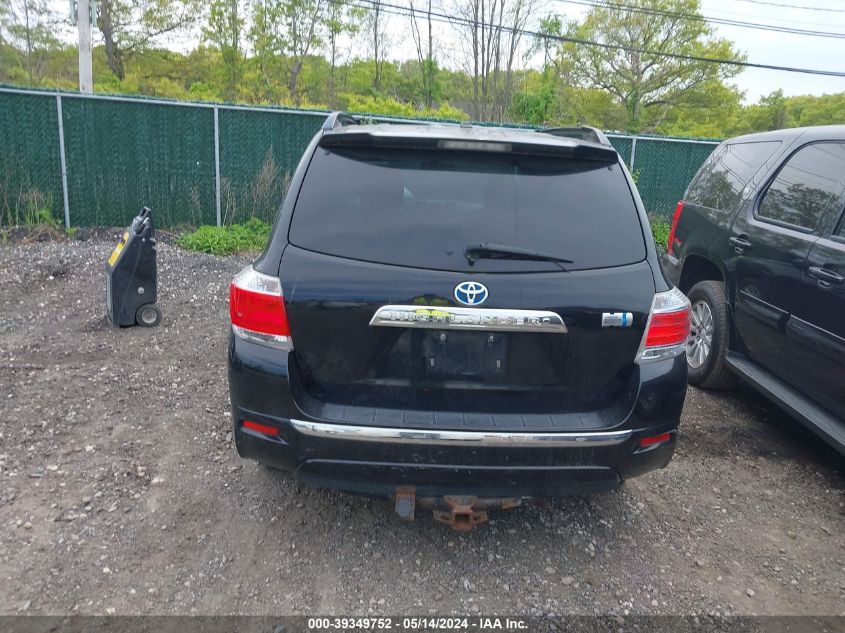 2012 Toyota Highlander Hybrid Base V6 VIN: JTEBC3EH8C2010148 Lot: 39349752