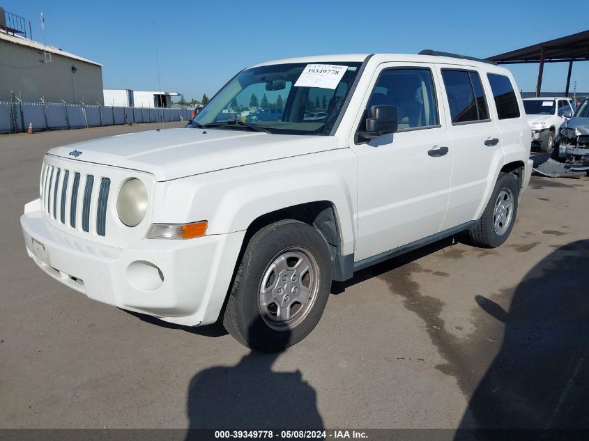 2008 Jeep Patriot Sport VIN: 1J8FT28088D756545 Lot: 39349778