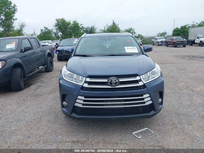 2018 Toyota Highlander Xle VIN: 5TDJZRFH2JS809655 Lot: 39349784