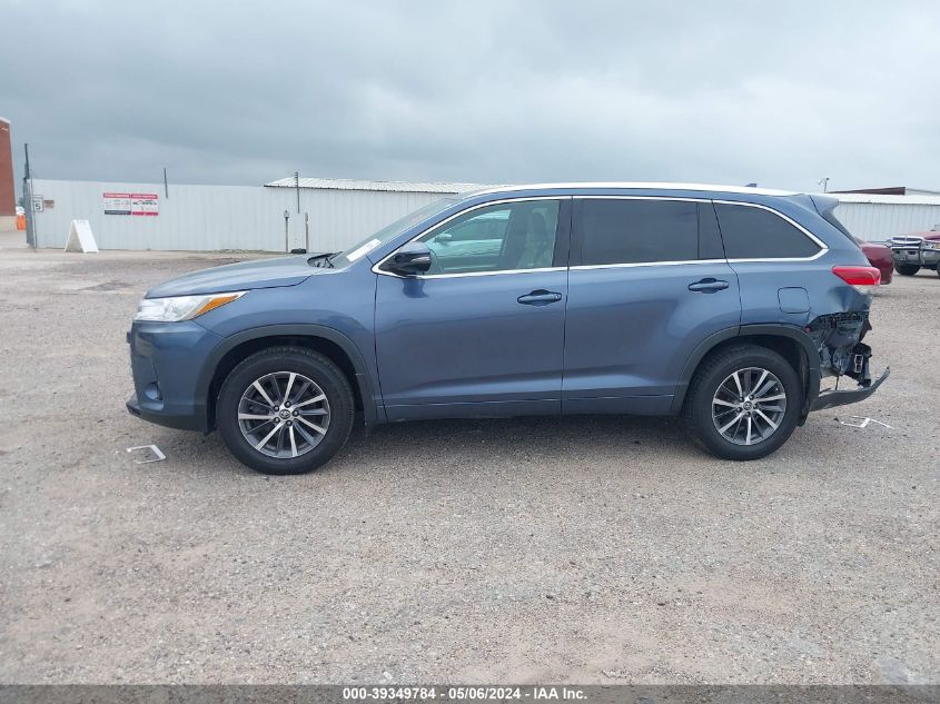 2018 Toyota Highlander Xle VIN: 5TDJZRFH2JS809655 Lot: 39349784