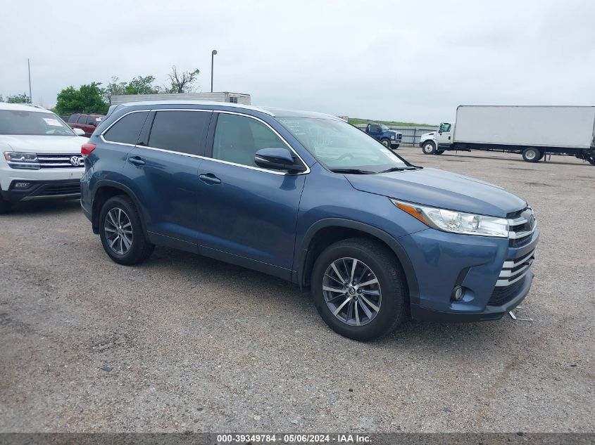 2018 Toyota Highlander Xle VIN: 5TDJZRFH2JS809655 Lot: 39349784