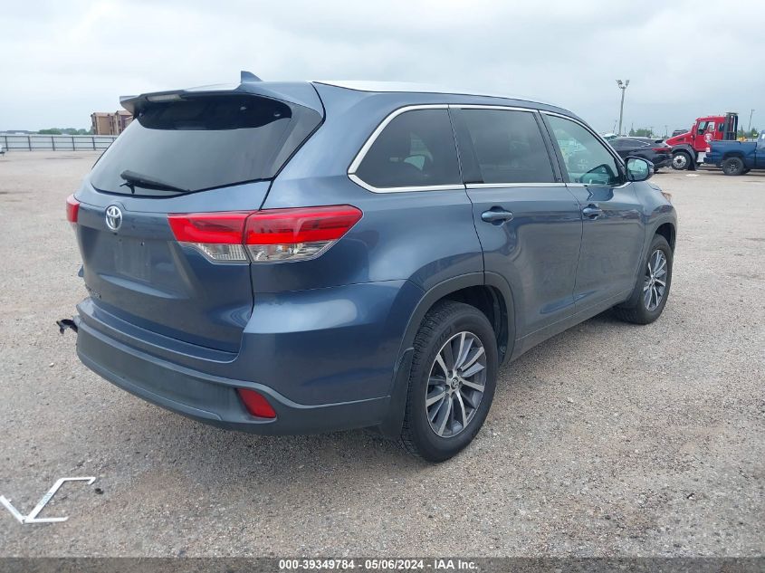 2018 Toyota Highlander Xle VIN: 5TDJZRFH2JS809655 Lot: 39349784