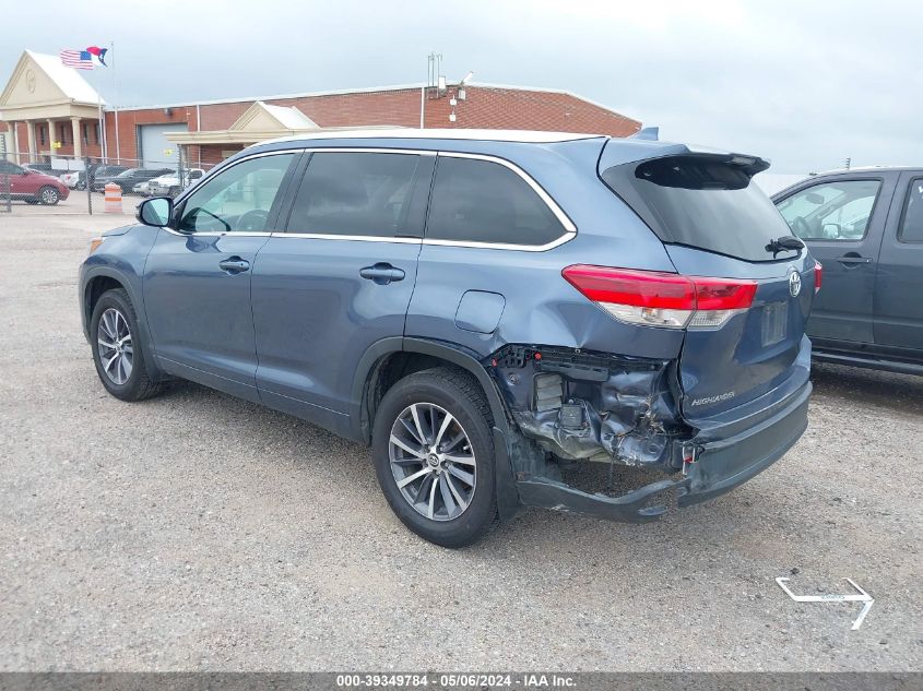 2018 TOYOTA HIGHLANDER XLE - 5TDJZRFH2JS809655