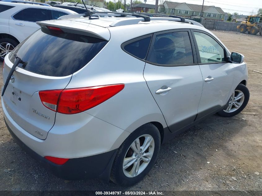 2012 Hyundai Tucson Gls VIN: KM8JUCAC4CU456210 Lot: 39349797