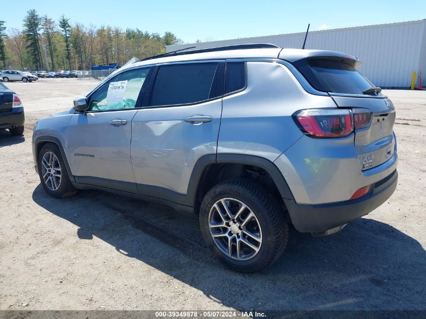 2017 Jeep New Compass Latitude 4X4 VIN: 3C4NJDBB3HT646253 Lot: 39349878